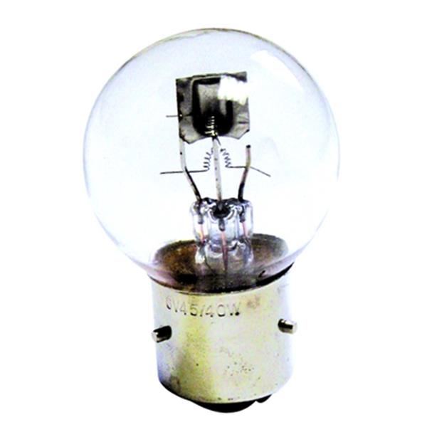 Ampoule de phare JAUNE 6 volts 45/40w baïonnette