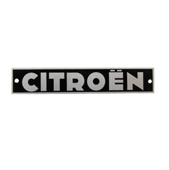 Plaque Citroën pour Pare-choc ancien modèle avant 03/1963