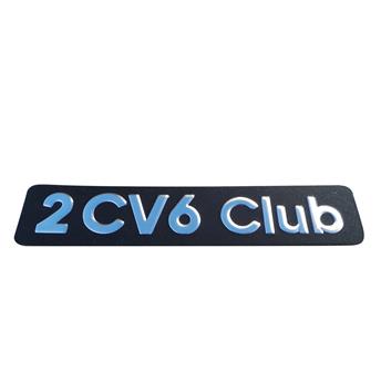 Monogramme 2CV6 Club