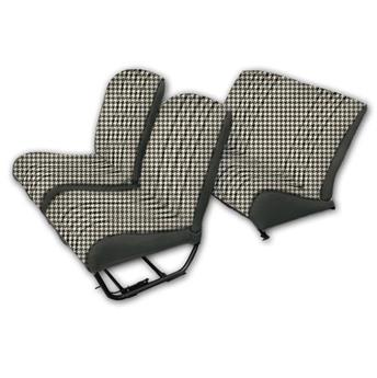 Lot 2 garnitures de sièges AVANT Symétriques tissu Pied-de-Poule